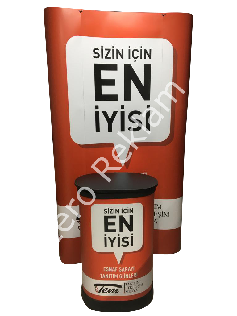 ÖRÜMCEK STAND 3x1 DÜZ - ZERO REKLAM